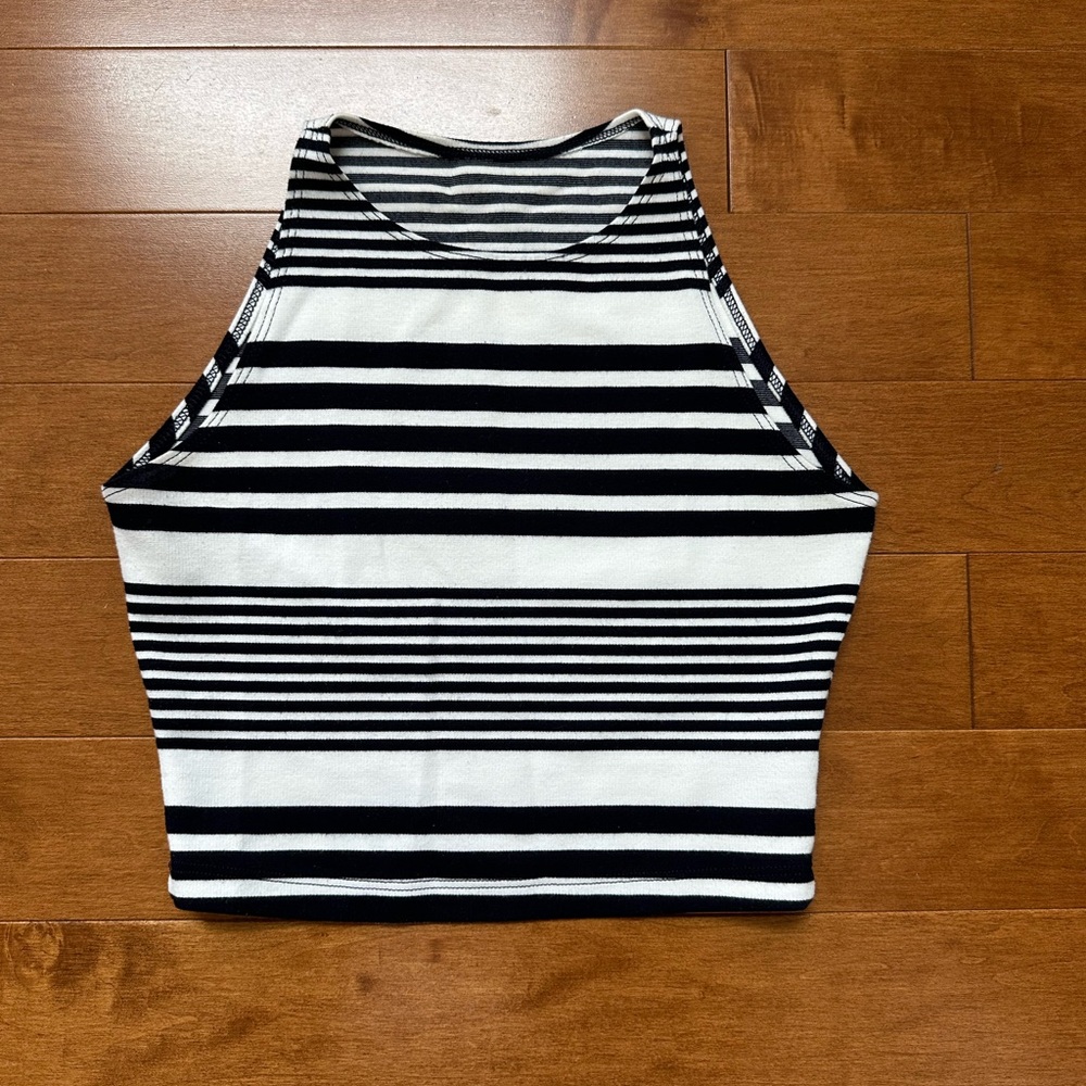 American apparel size small Striped navy and White Women's Top